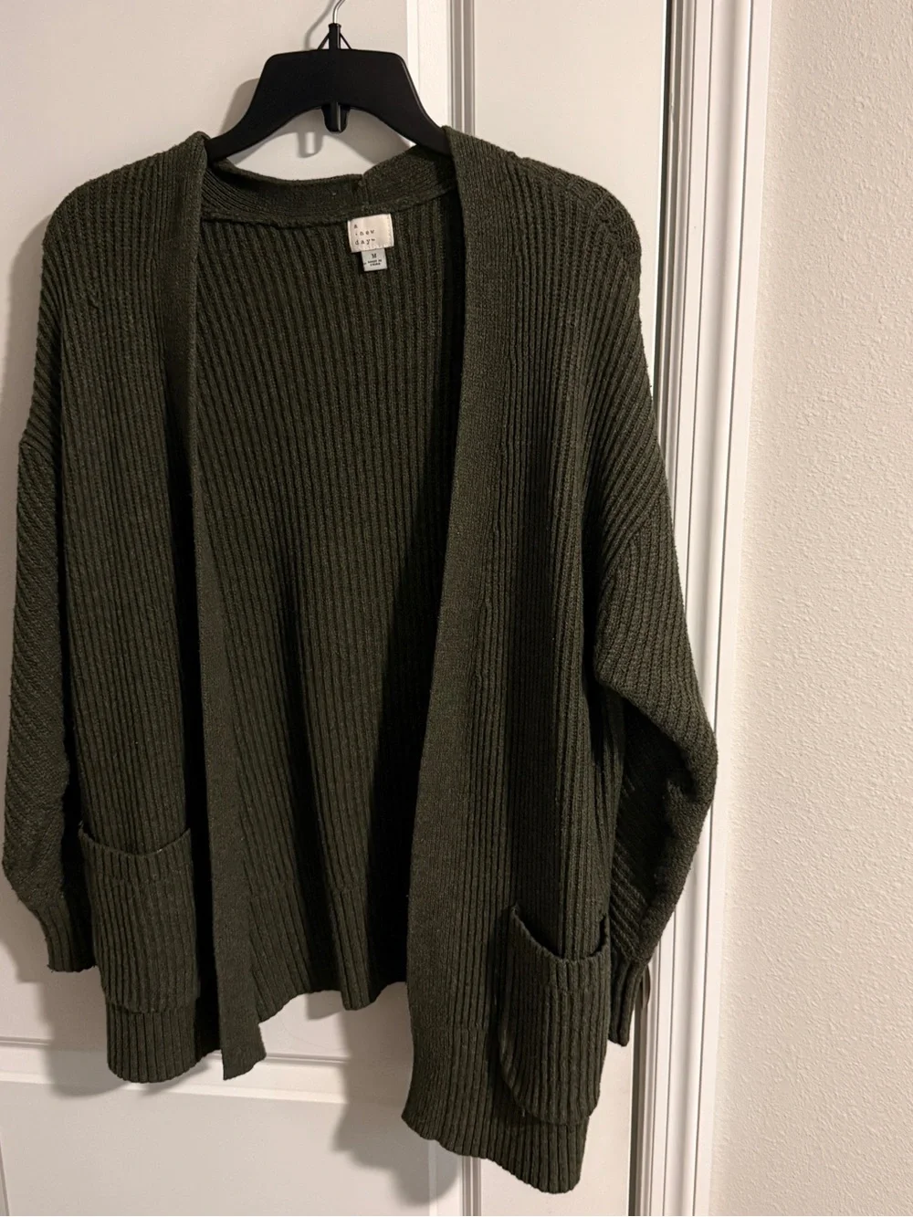 Bundle of 3 Cozy Cardigans-Grey, Mulicolor, and Green - Picture 4 of 4